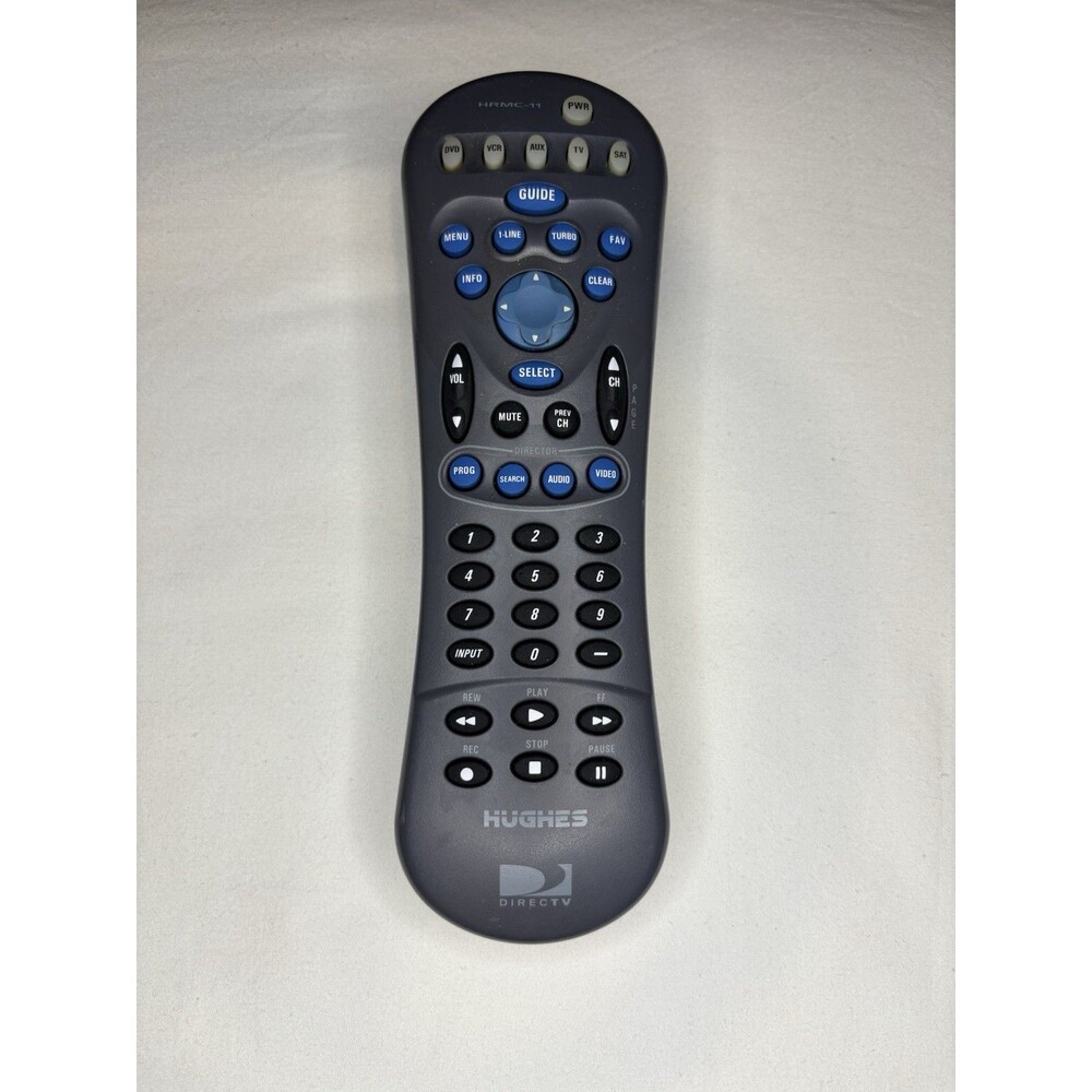 Hughes DirecTV Remote Control HRMC-11 Grey Excellent Universal Multi-Device